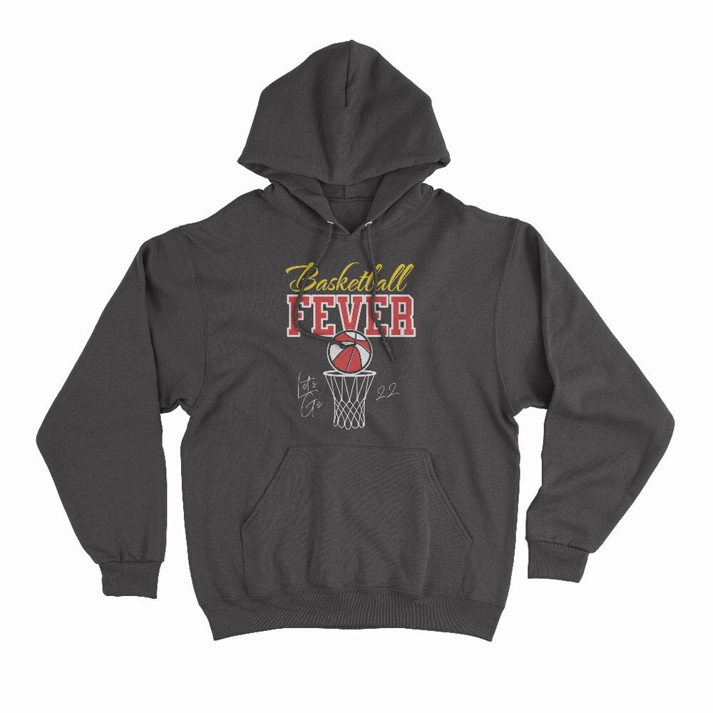 Basketball Fever Women's Basketball Black Hoodie